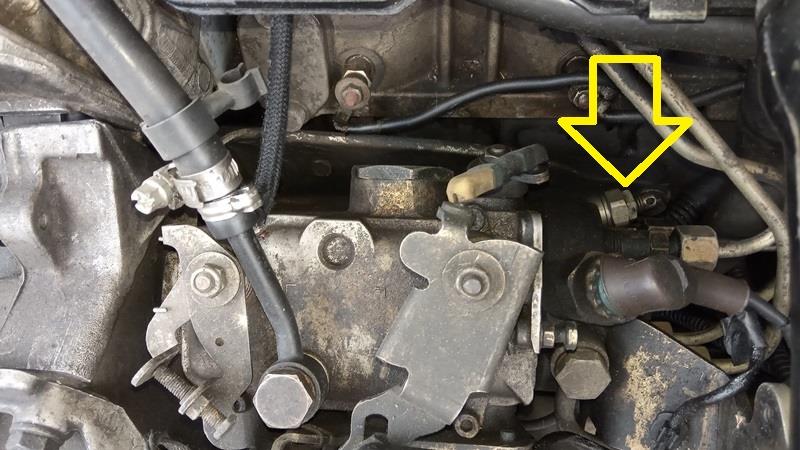 Fuga de gasoil en el regulador de la bomba inyectora